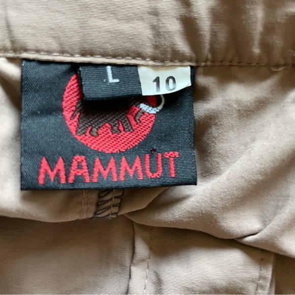Mammut Tech Hiking Outdoor Tan Black Zippers Pant Size 10 - Picture 8 of 12